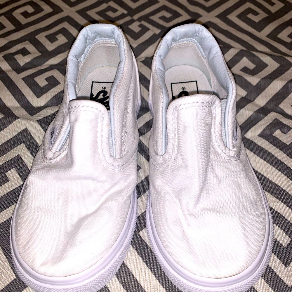 White vans size 9